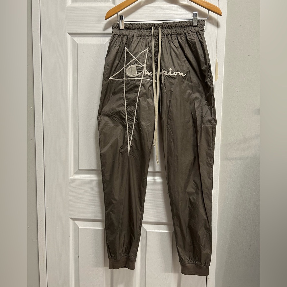 Rick Owens x Champion jogging swoosh pants size small ( 28-33 )